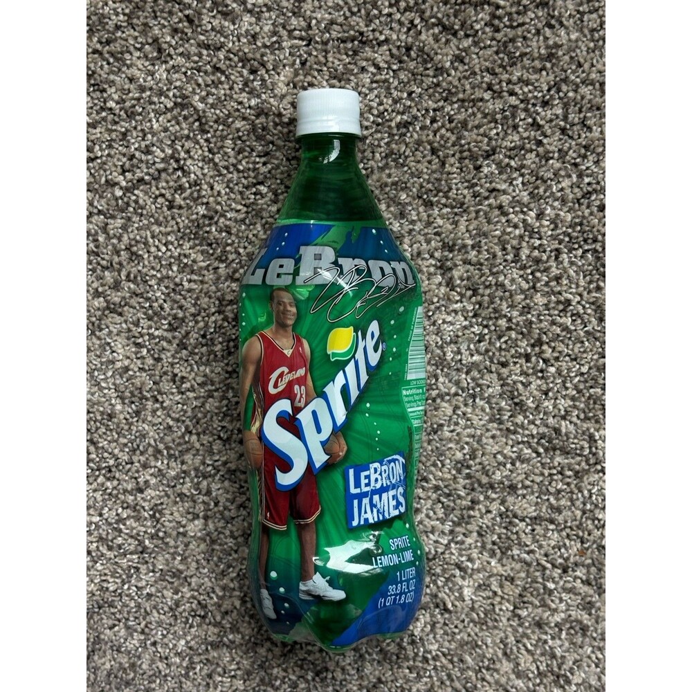 LeBron James 2003 Sprite Coca Cola Rookie Year First Sprite Bottle Ever Sealed